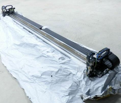 Linear motor axis with guide carrier  New FS