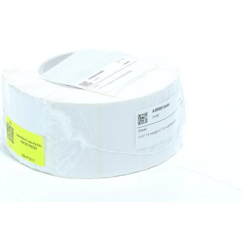 Polyester Etiketten weiß 2100STK pro Rolle  Neu OVP