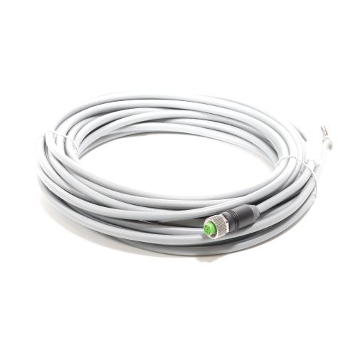 M12 Bu. 0° A-cod. free cable end shielded  New FS