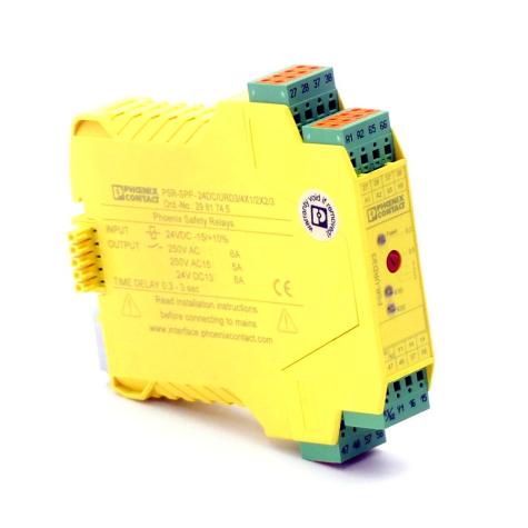 Safety relay PSR-SPP-24DC/URD3/4X1 PSR-SPP-24DC/URD3/4X1/2X2/3 Used