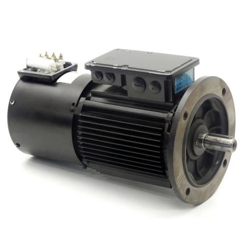 Three-phase motor with fan  Used
