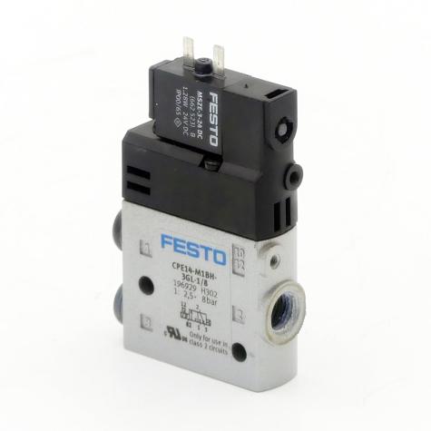 Pilot-operated solenoid valve 3/2 196929 