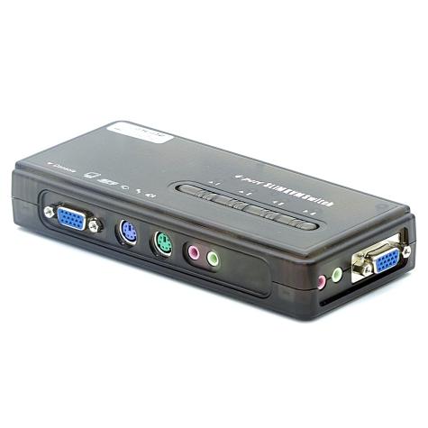 4-port SLIM KVM Switch 60614G Used