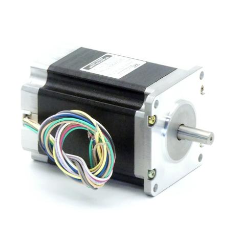 SIZE60 5-Phasen-Schrittmotor 0.72° 1.66Nm Litzen:10 1.4A Frontwelle:8mm  Neu OVP