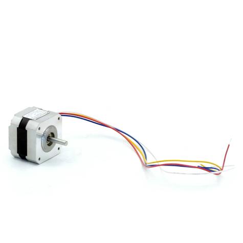 NEMA17 2-Phasen-Schrittmotor 1.8° 0.22Nm Litzen:4 1.3A Frontwelle:5mm  Neu OVP
