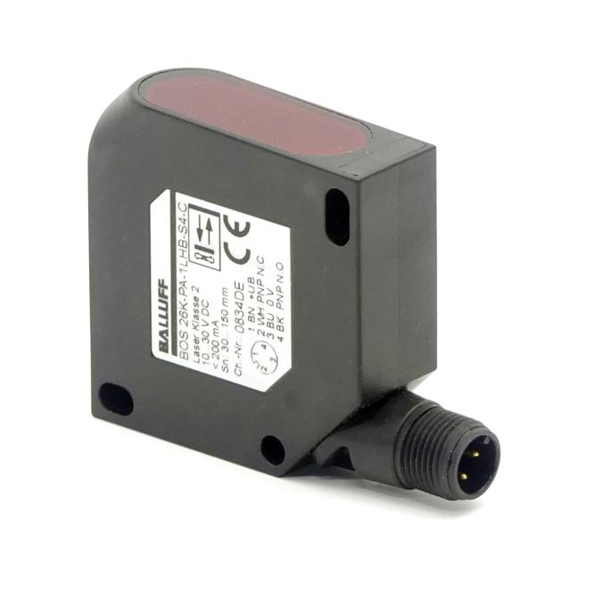 Balluff BOS 26K-PA-1LHB-S4-C Diffuse sensor with background suppression BOS 26K-PA-1LHB-S4-C — Optical & Photoelectric Sensors