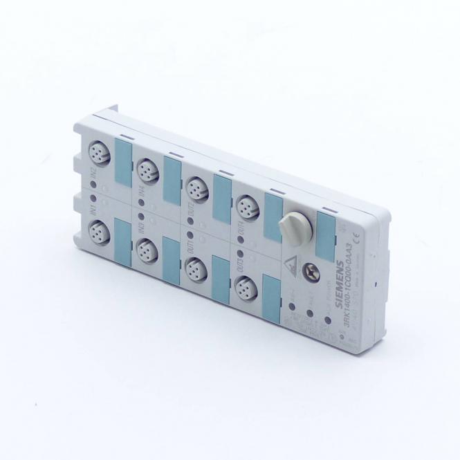 Siemens 3RK1400-1CQ00-0AA3 AS-i Compact Module K60, Digital 4 DI/4 DO, IP67 — Remote I/O & Communication