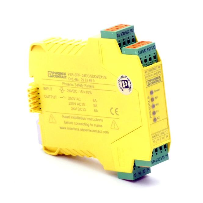 Phoenix Contact 2981499 PSR-SPP- 24DC/SDC4/2X1/B - Safety relays — Contactors & Relays