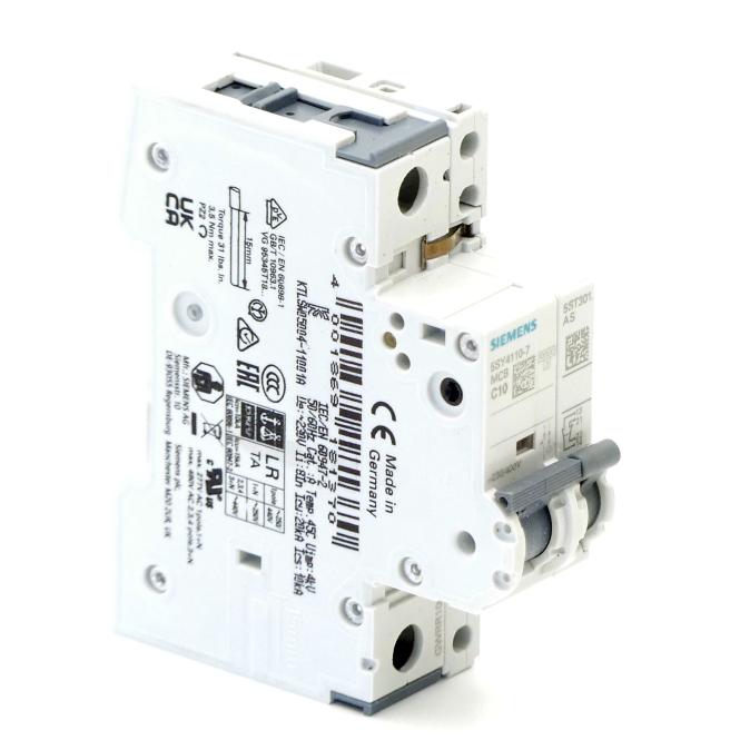 5SY4110-7 Siemens, Interruptores automáticos y fusibles