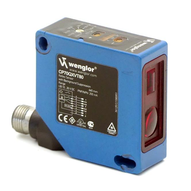 Wenglor CP70QXVT80 : High-Performance Laser Distance Sensor for Industrial Automation — Optical & Photoelectric Sensors