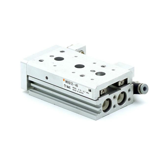 SMC MXS12-40 MXS, Precision Slide Table (Cross Roller Bearings) - Standard Type, MXS12-40 — Moduły liniowe i siłowniki
