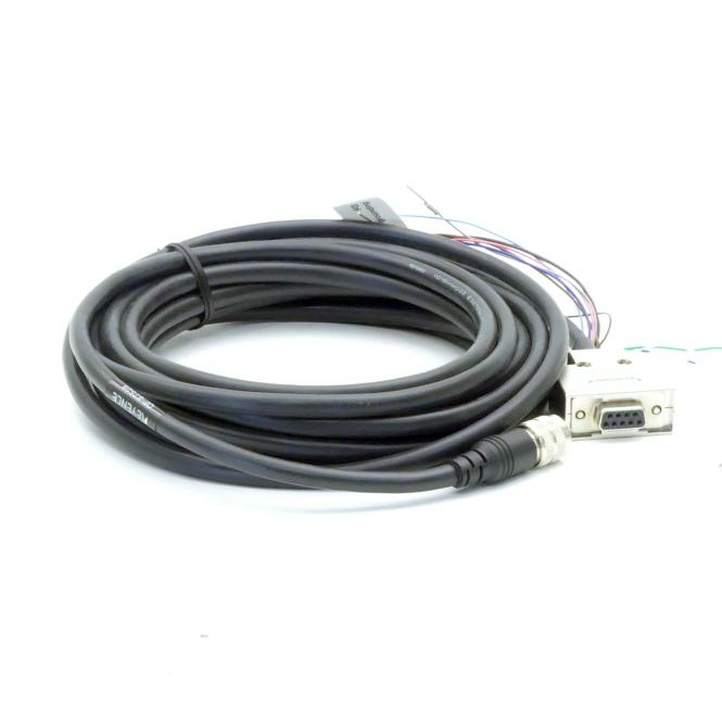 Keyence OP-87528 Control Cable NFPA79 Compatible, D-Sub 9-pin 5 m — Sensores de proximidad e inductivos