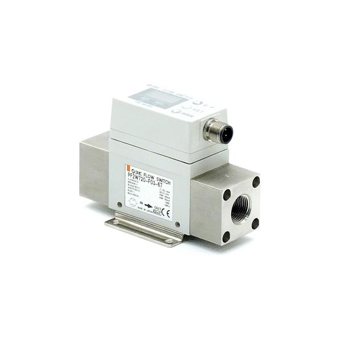 SMC PF2W720-F03-67 PF2W7, Digital Water Flow Sensor, 2-Color Display, IP65, 0.5-100 Lpm, PF2W720-F03-67 — Näherungs- & induktive Sensoren