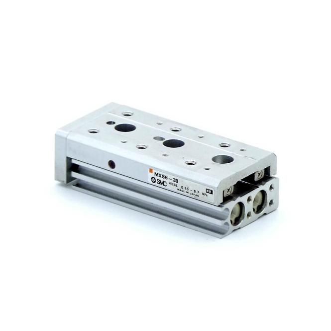 SMC MXS6-30 MXS, Precision Slide Table (Cross Roller Bearings) - Standard Type, MXS6-30 — Moduły liniowe i siłowniki