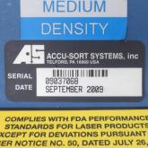 AS Accu-sort Axiom-x Barcode scanner 2 L  Used