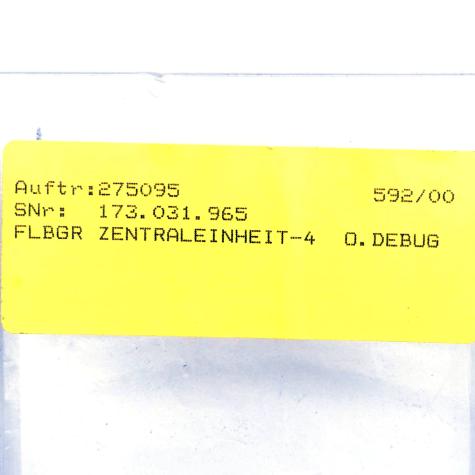 FLBGR Zentraleinheit-4  Used