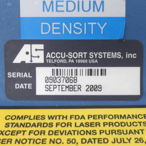 AS Accu-sort Axiom-x Barcode scanner 2 L  Used