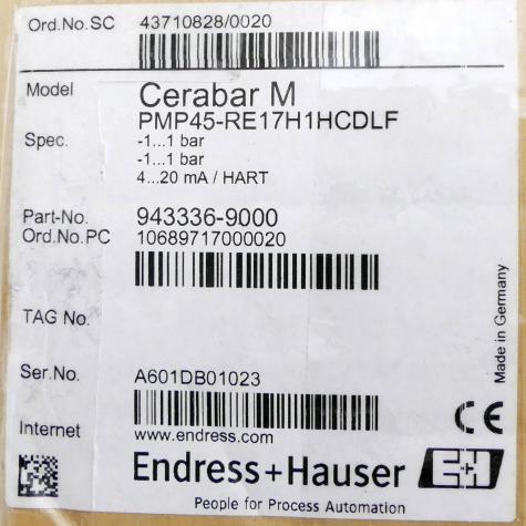 Cerabar M PMP45-RE17H1HCDLF  Neu OVP