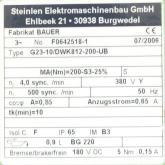 Getriebemotor G23-10/DWK812-200-UB Neu