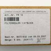 Filter Regulator FR 14 New FS