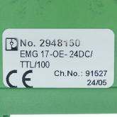 Solid-State-Relay Module EMG 17-OE-24DC/TTL/100 New