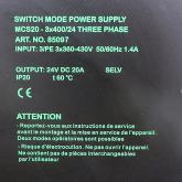 Power Supply MCS20 - 3x400/24  Used