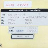 Power Supply EG24-2.5  Used