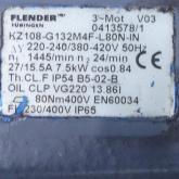 Getriebemotor mit Bremse 0413578/1  Gebraucht