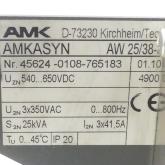 Wechselrichter  (Version 01.10) AMKASYN AW 25/38-3 Gebraucht
