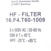 HF-Filter  Gebraucht