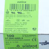 100 Stück (1 Verpackungseinheit) Durchgangsklemme WK4/U/VO  Neu OVP