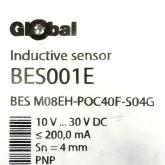 Inductive sensor BES M08EH-POC40F-S04G New FS