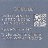 SIMATIC DP CPU 1510SP F-1 PN for ET 200SP central processing unit with work memory  New