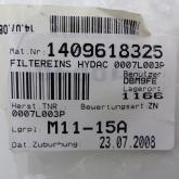 Filtereinsatz 1 409 618 325 310948 Neu