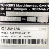 Pneumatic clamp 5-45 °  