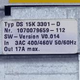 Servo Amplifier DS 15K 3301-D Used