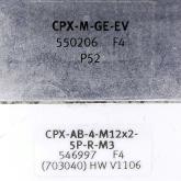 Manifold block CPX-AB-4-M12x2-5P-R-M3 inkl. Inertlink block 546997 + 550206 Used