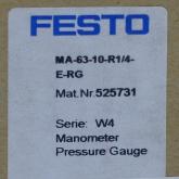 Pressure Gauge 525731 New FS