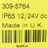 Flashing signal light red IP65 12/24V dc New FS