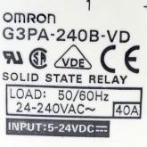 Solid state relay with integrated heat sink  Used