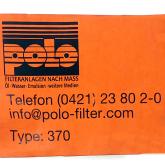 Filtervlies/ Filterrolle  Neu
