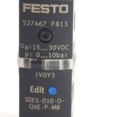 Pressure sensor SDE5-D10-O-Q6E-P-M8 527467 New