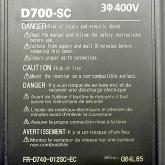 Frequency Inverter D700-SC Used