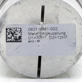 Metallbalgkupplung  Gebraucht