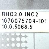 RHO3.0 INC2  Used