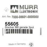 5 x M8 Stecker 7000-08601-0000000 Neu OVP