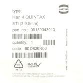 Pin insert Han 4 QUINTAX New FS