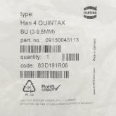 Socket insert Han 4 QUINTAX New FS