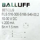 Inductive standard sensor BES03J9 BES 516-300-S166-S49-00,2 New FS