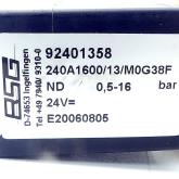 Valve 240A1600/13/M0G38F; E20060805 New